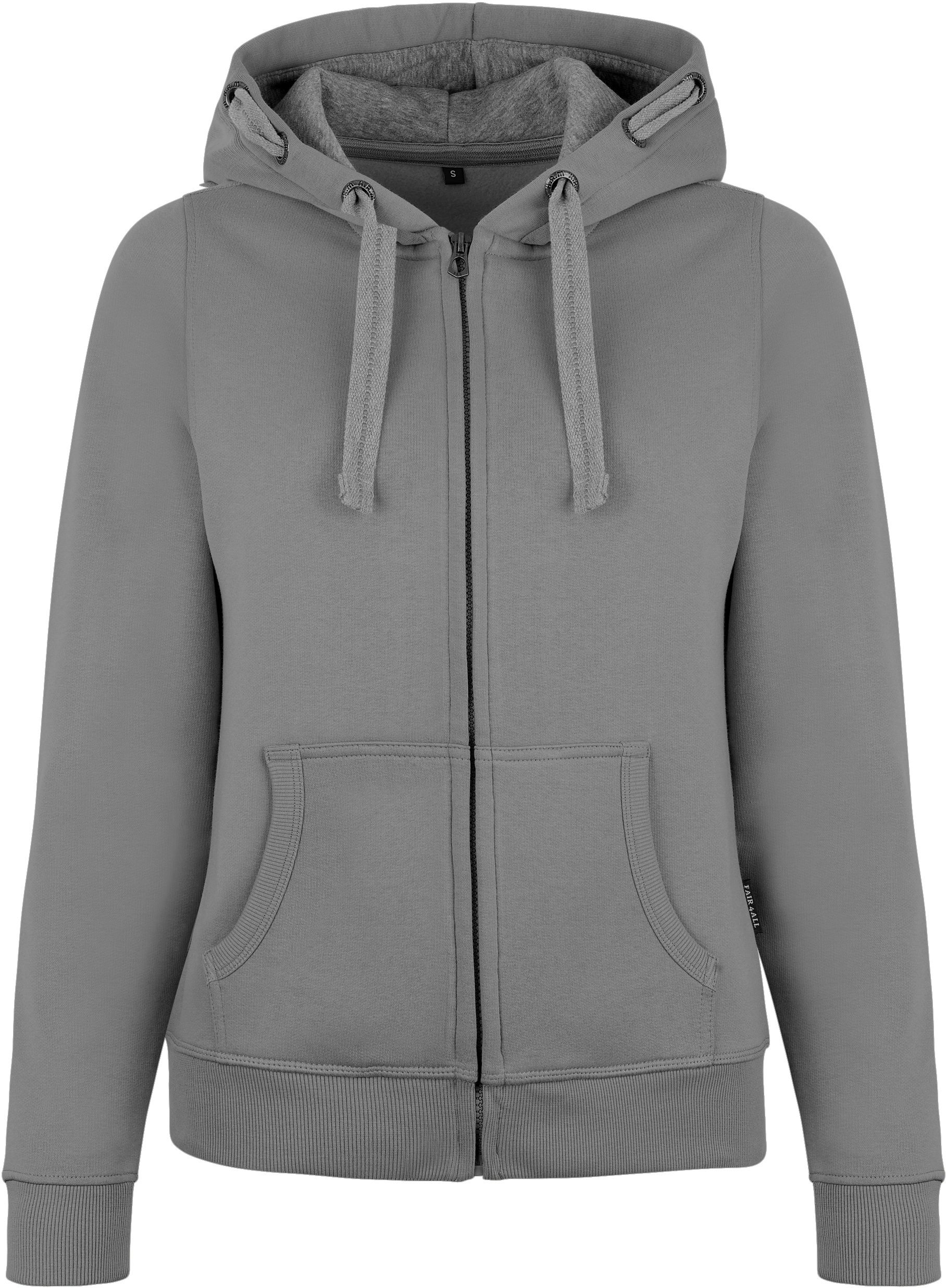 Weicher leicht taillierter Damen-Zip-Hoodie