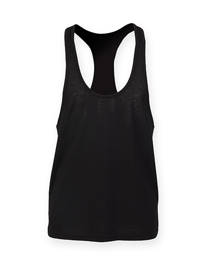 Lang geschnittenes Racerback Herren-Tanktop