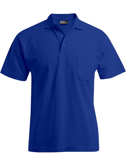Schweres Herren-Poloshirt mit Brusttasche