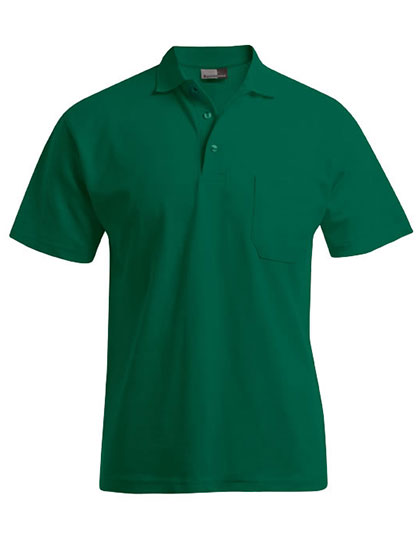Schweres Herren-Poloshirt mit Brusttasche