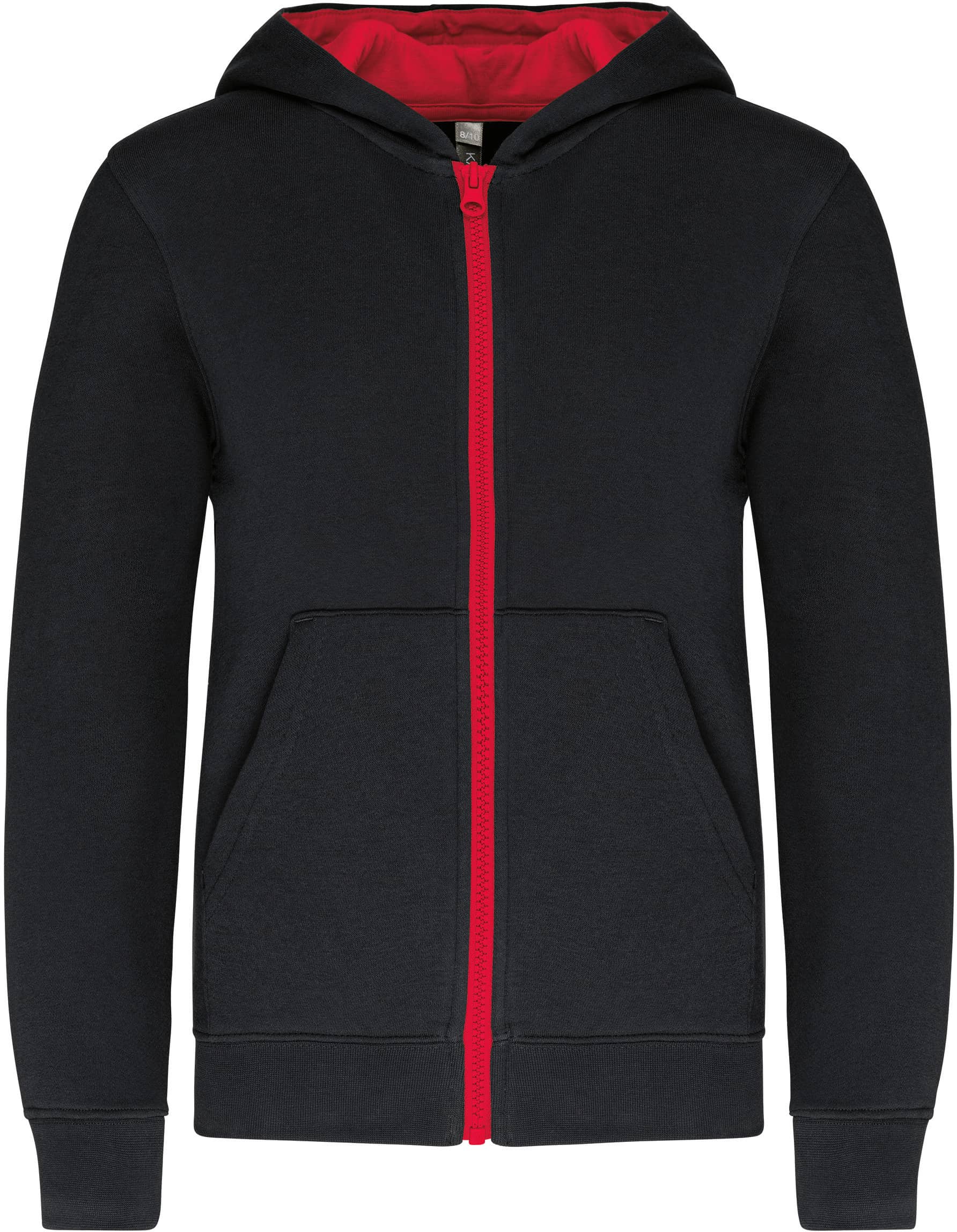 Kinder Kapuzensweatshirt mit Reißverschluss