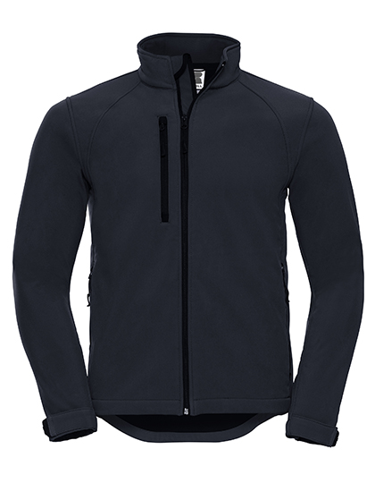 3-lagige Herren-Softshelljacke mit Brusttasche