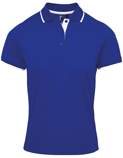 Feuchtigkeitsregulierendes Damen "Coolchecker" Kontrast-Poloshirt