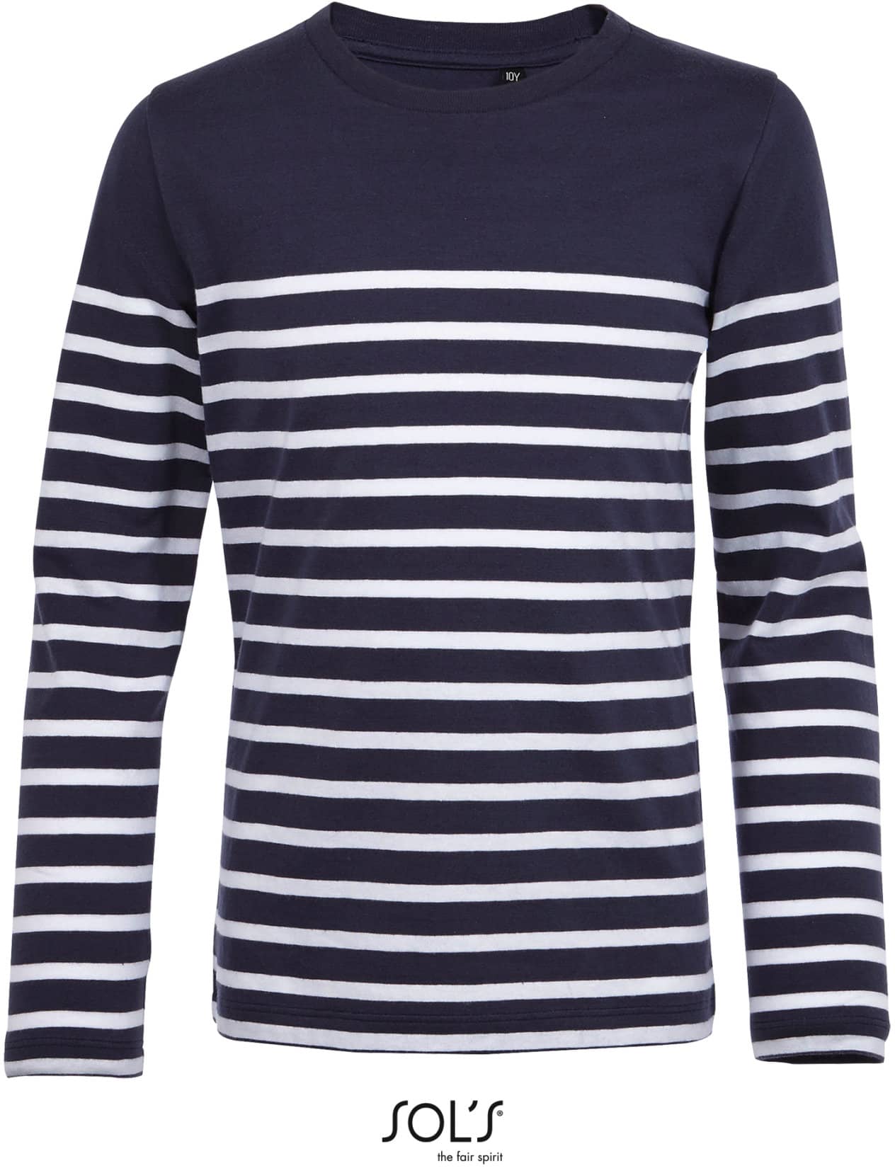 Kids´ Long Sleeve Striped T-Shirt Matelot