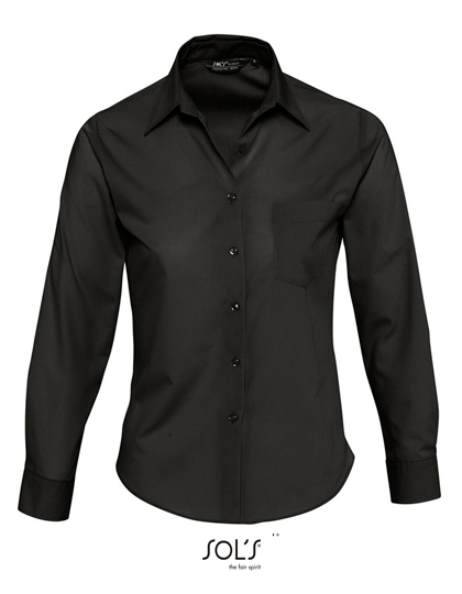 Popeline-Blouse Executive Long Sleeve