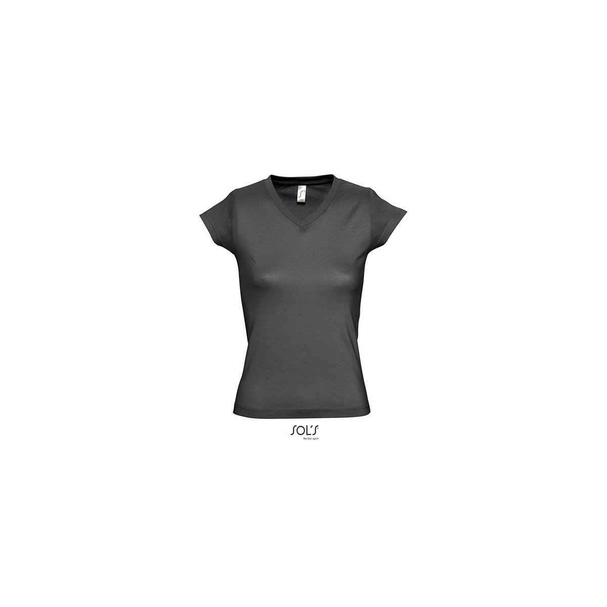 Women´s V-Neck-T-Shirt Moon