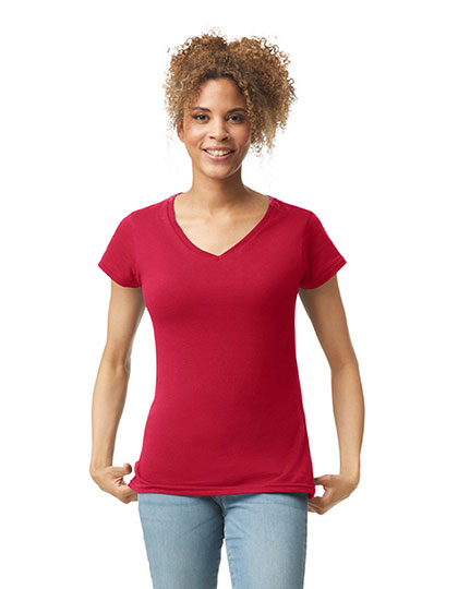 Weiches Damen T-Shirt "Softstyle" mit V-Neck