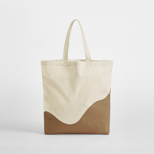 Organic Cotton Wave Print Maxi Bag