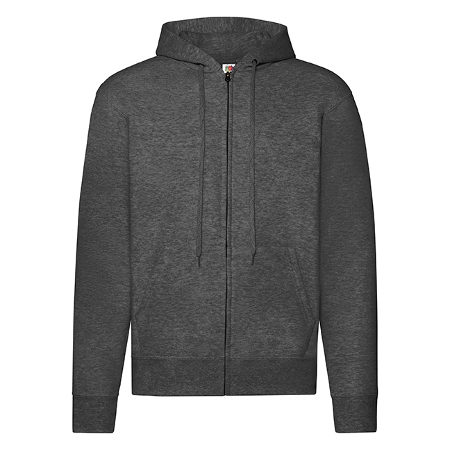 Flauschiger klassischer Herren Zip-Hoodie