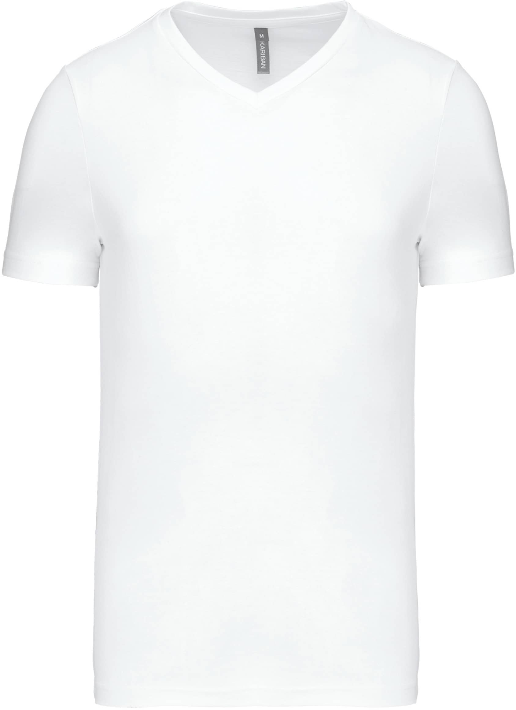 Men`s Short-sleeved V-Neck T-Shirt