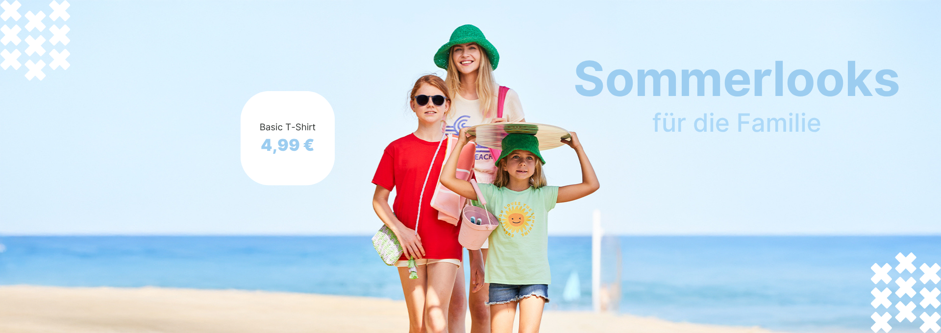 Sommerlooks für die ganze Familie