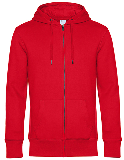 Flauschiger Herren Zip-Hoodie "King"