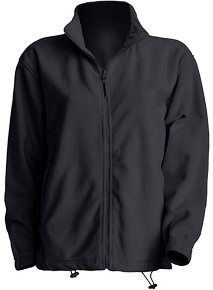 Herren Micro-Fleecejacke mit elastischen Ärmelabschlüssen