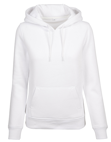 Schwerer flauschiger Damen-Hoodie mit Kängurutasche