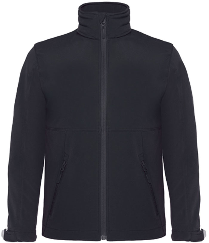 3-lagige Kinder Softshelljacke mit abnehmbarer Kapuze