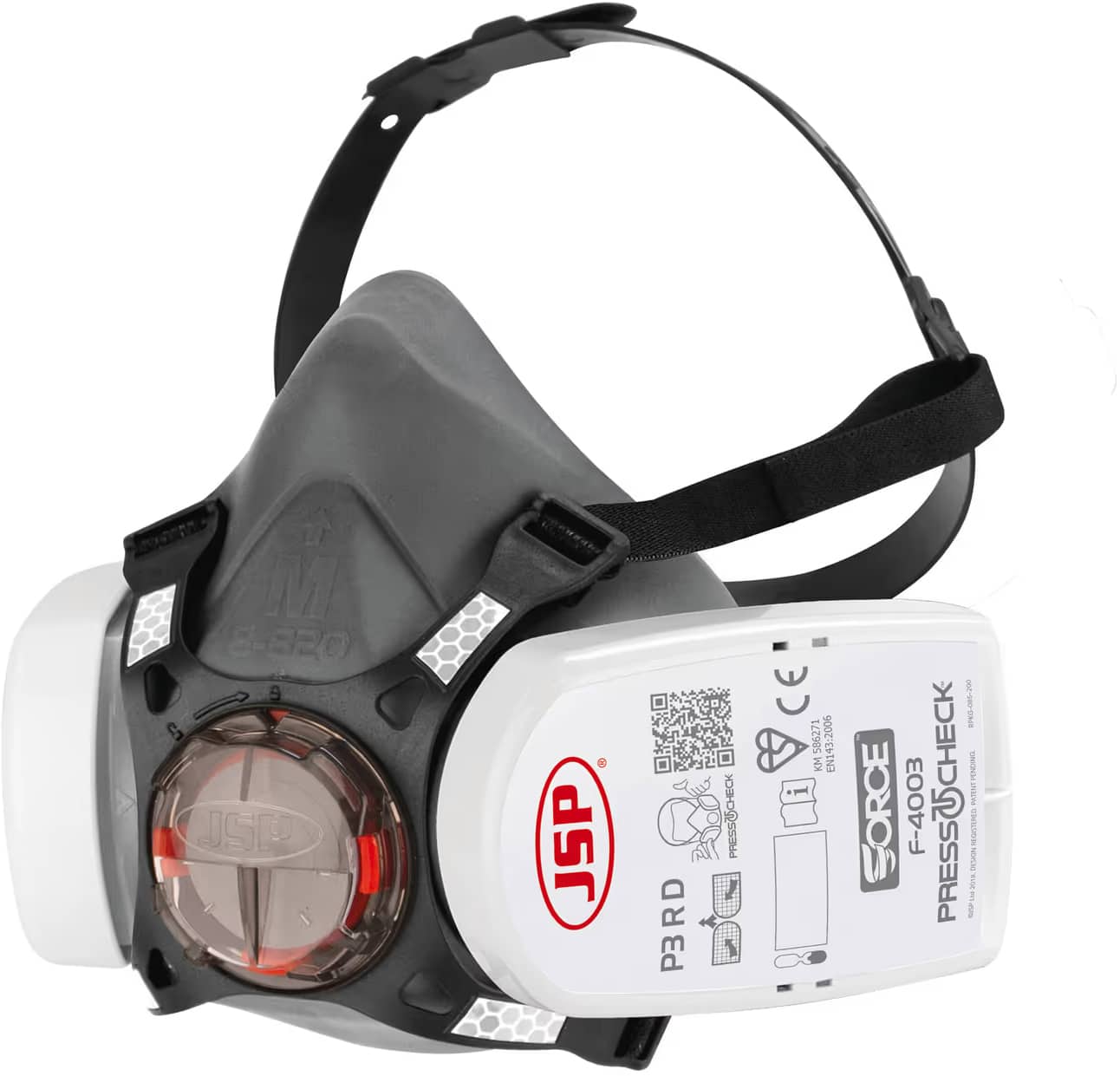 Force™8-Maske mit Press To Check™ P3-Patronen