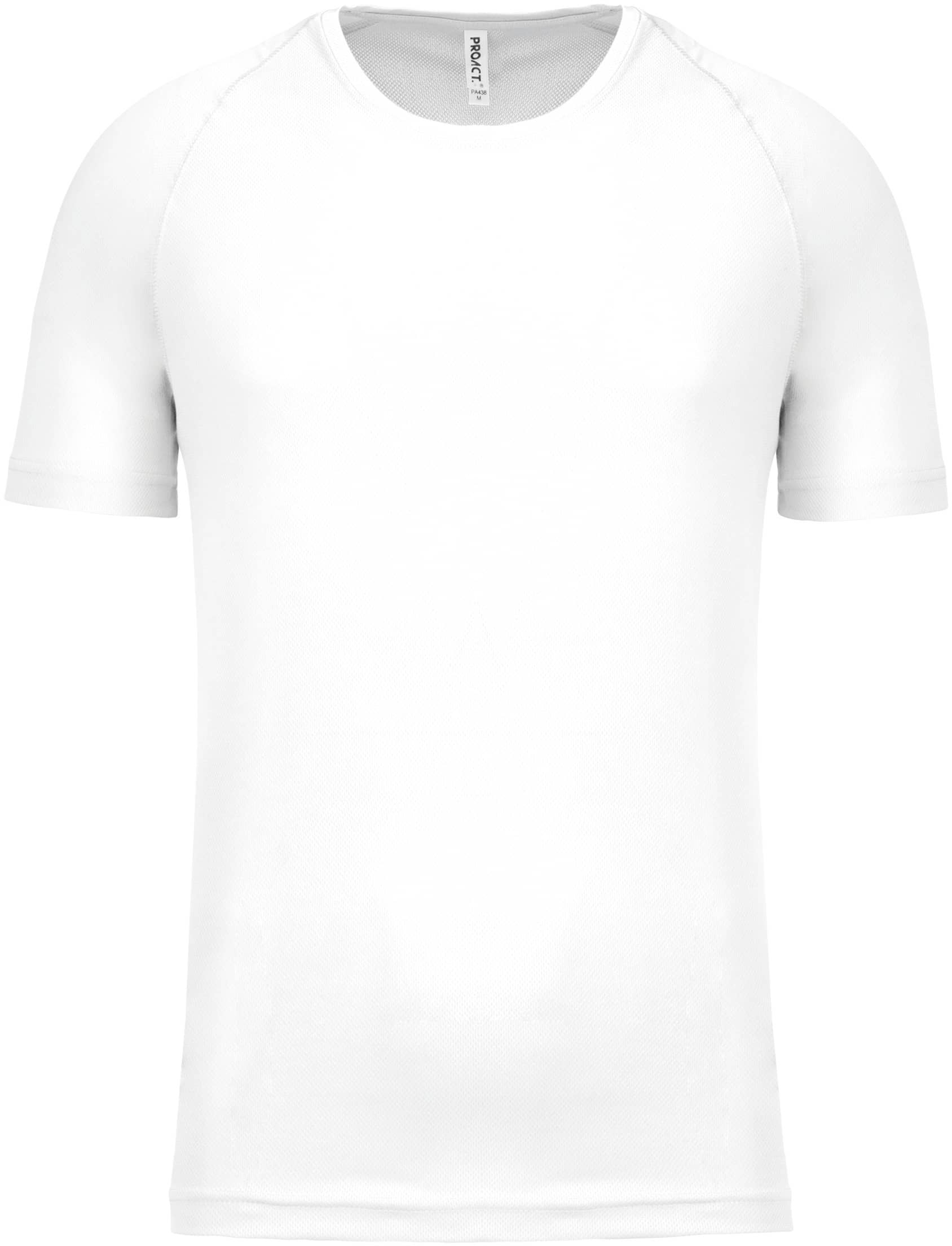 Kurzarm Sportshirt - Weiß