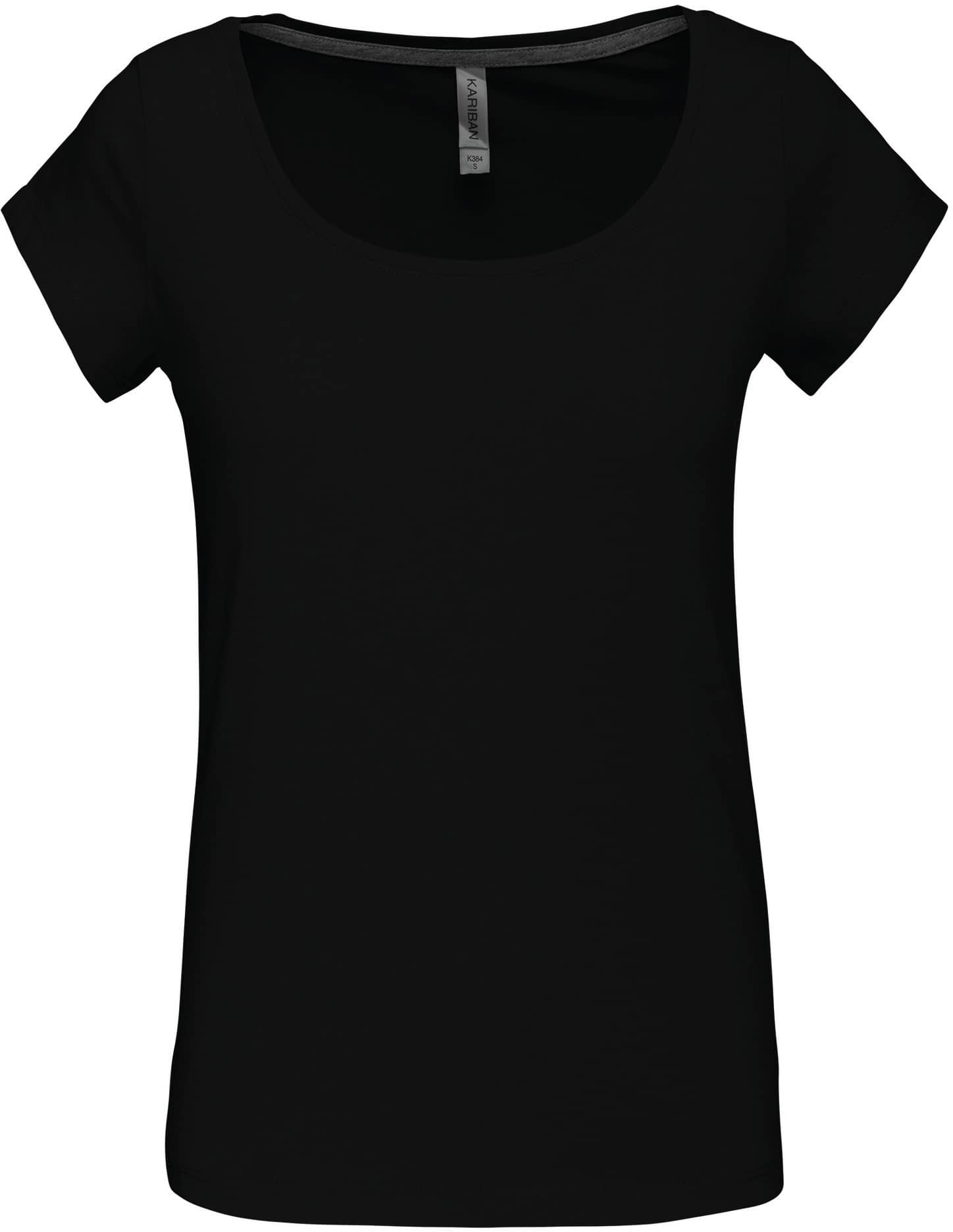 Ladies’ Boat Neck Short-sleeved T-shirt
