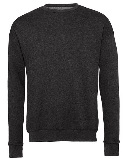 Unisex Fleece-Sweatshirt mit überschnittenen Schultern
