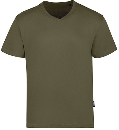 Premium Herren-T-Shirt aus Bio-Baumwolle mit V-Neck