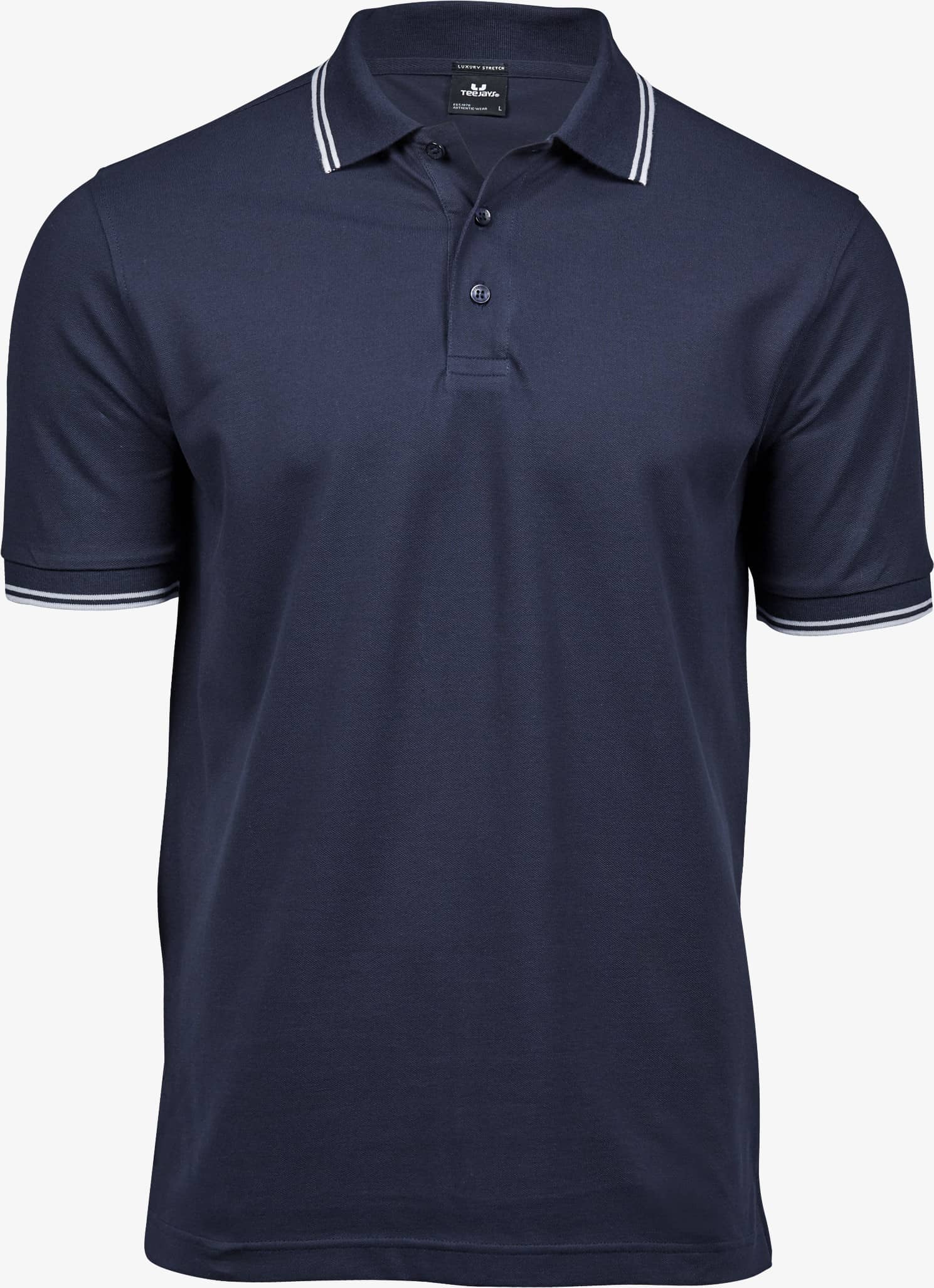 Men´s Luxury Stripe Stretch Polo