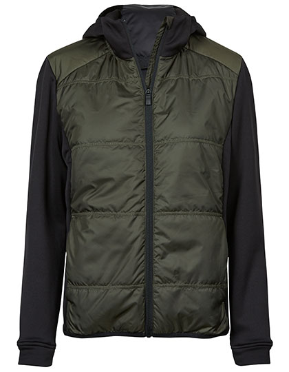 Damen Hybrid-Stretchjacke mit Kapuze und DuPont-Isolierung