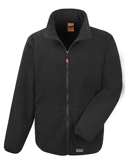 Unisex Micro-Fleecejacke "Heavy Duty" mit Reflektions-Streifen