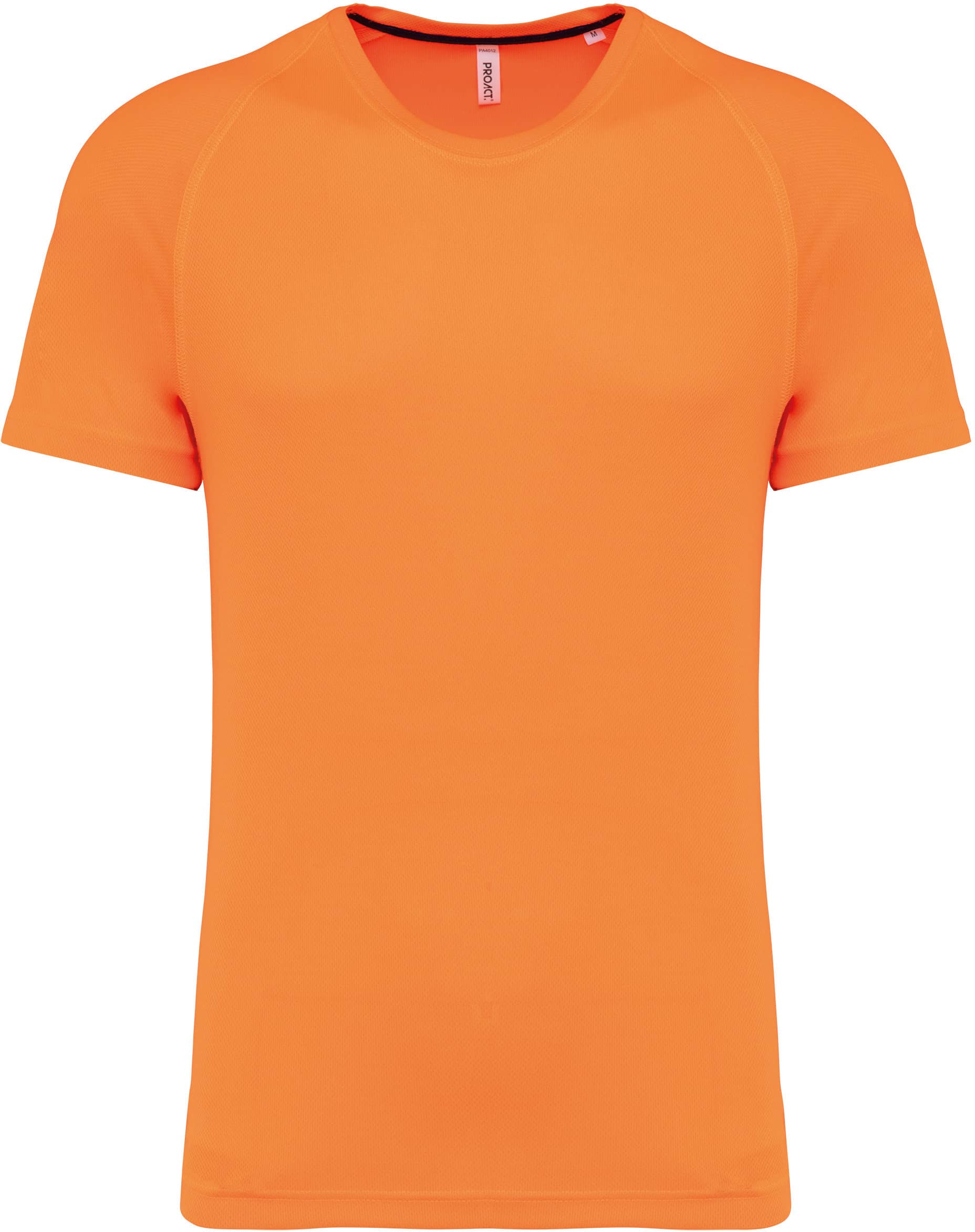 Herren-Sportshirt aus Recyclingmaterial mit Rundhalsausschnitt