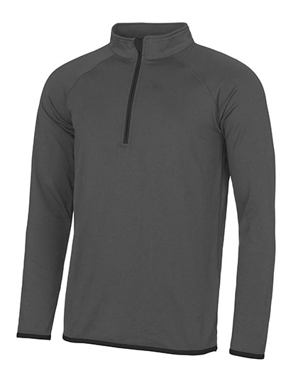 Slim Fit Herren Sport-Sweater mit 1/2-Zip