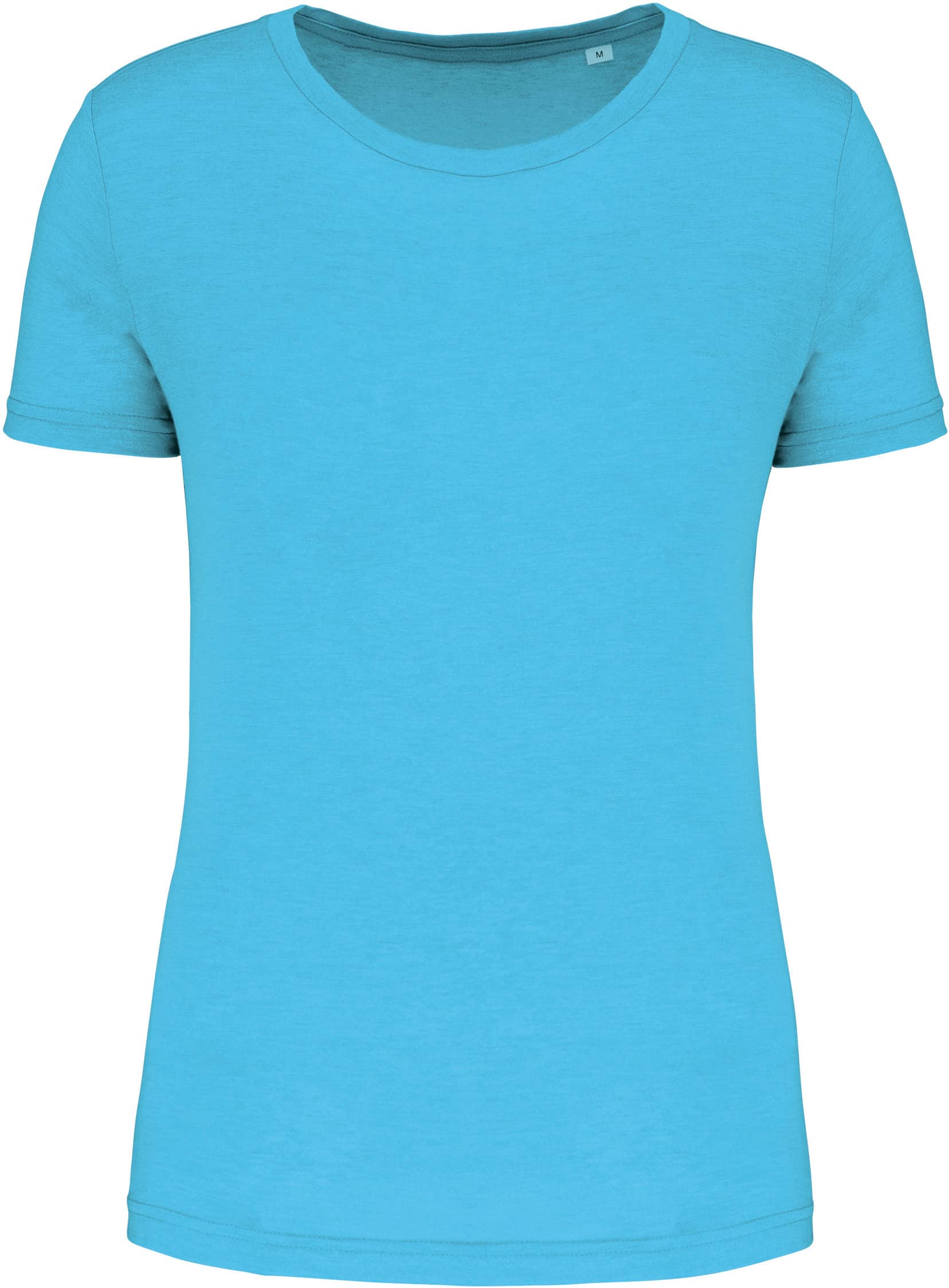 Damen-Triblend-Sportshirt mit Rundhalsausschnitt