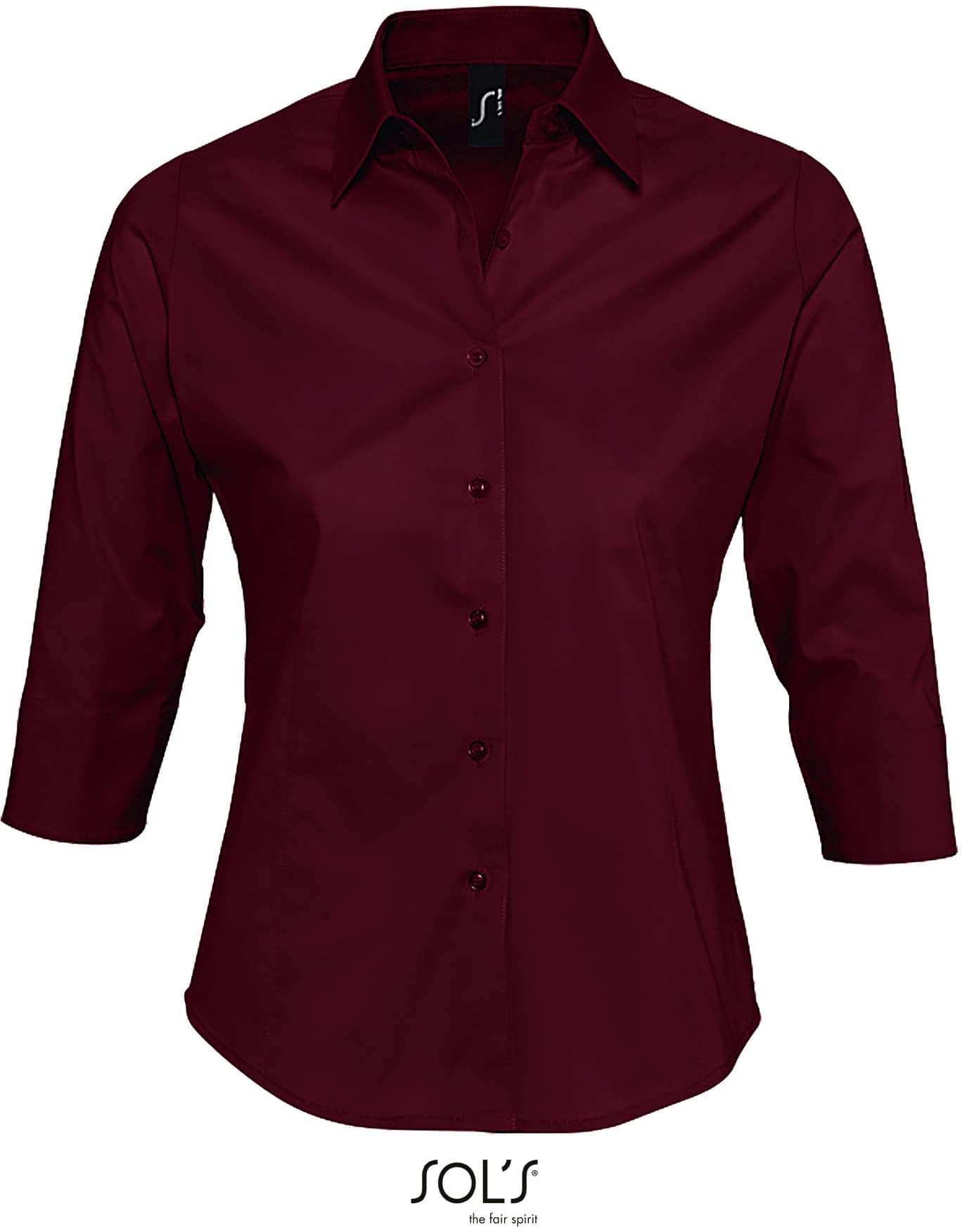 Women´s Stretch-3/4-Sleeve Blouse Effect