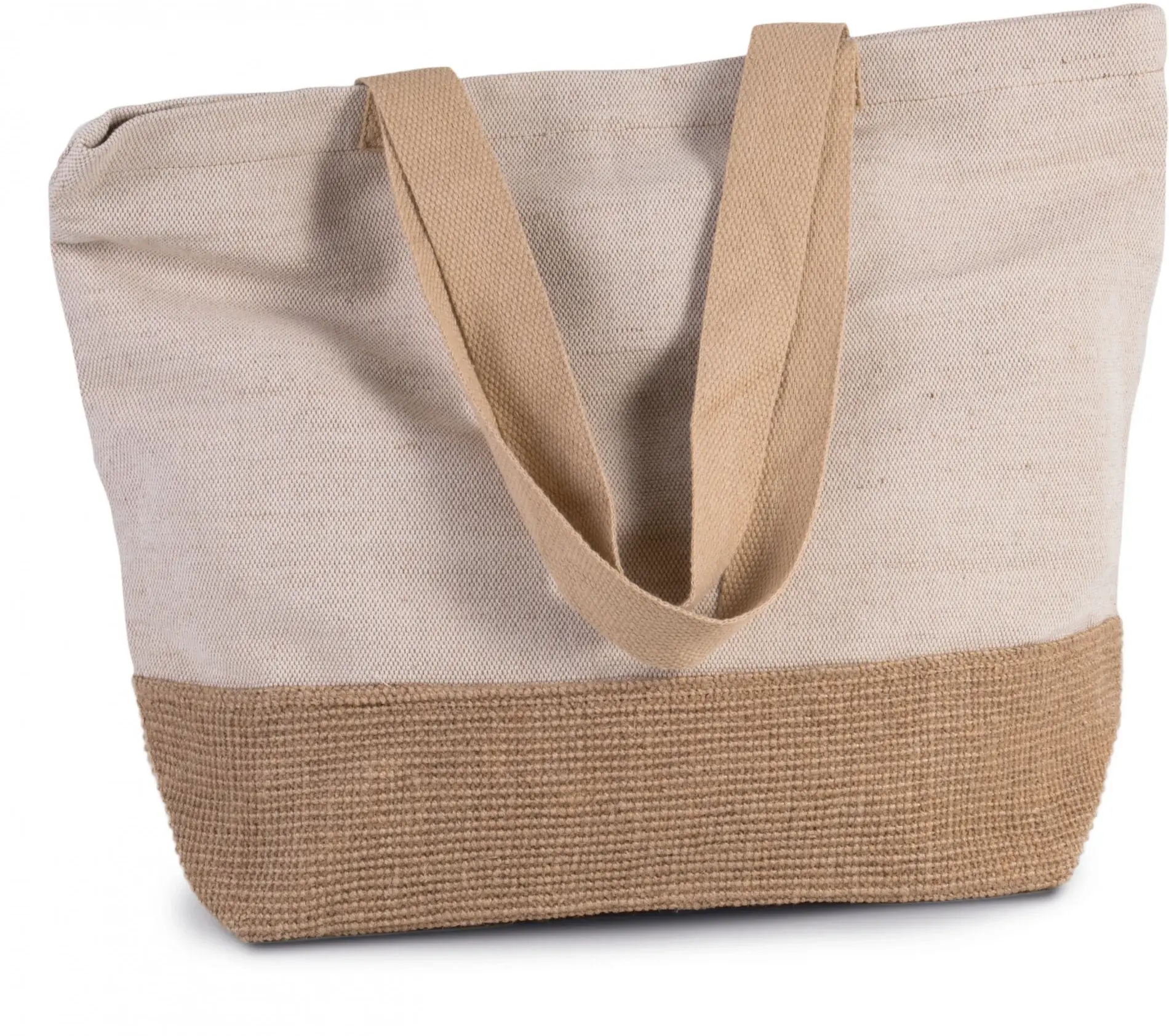 Shopping-Beuteltasche mit rustikalem Look - Natural