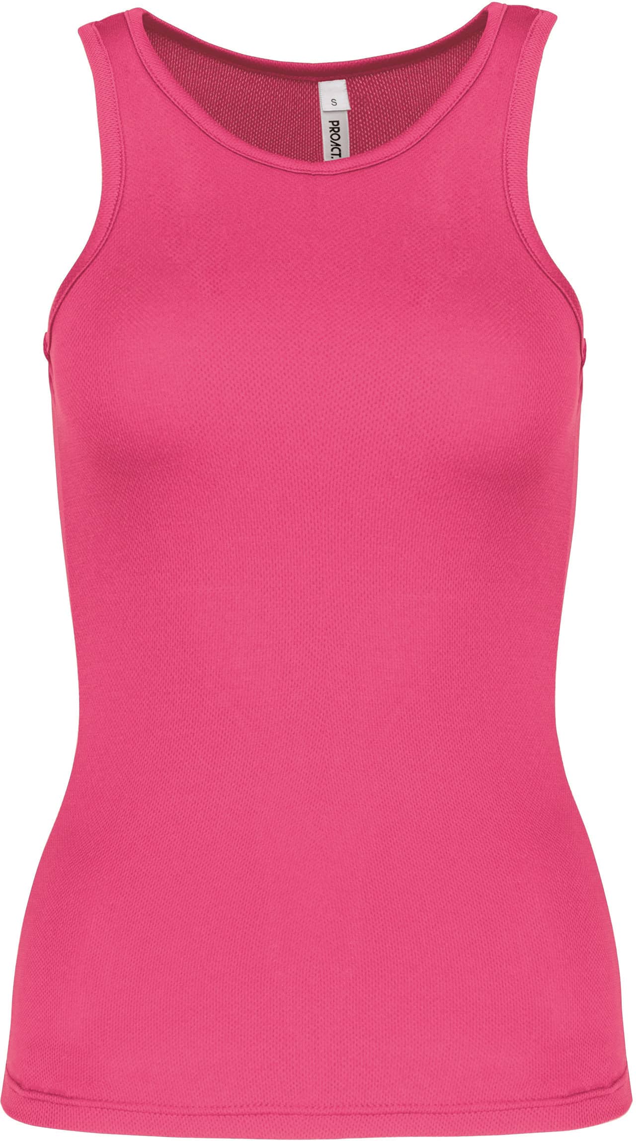 Damen Basic Sport Funktionsshirt ärmellos - Fluorescent
