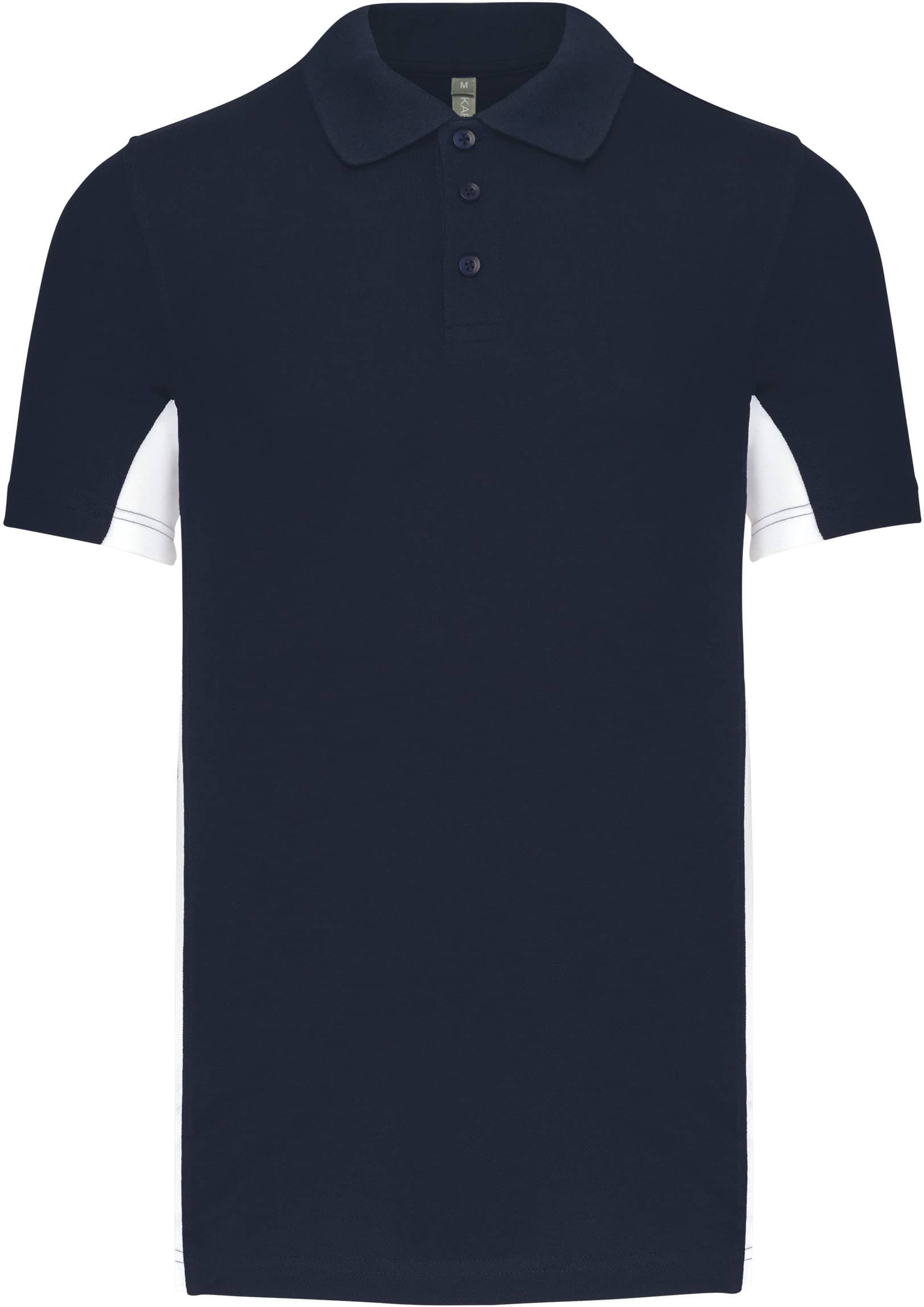 Flag  - Poloshirt Bicolor Kurzarm