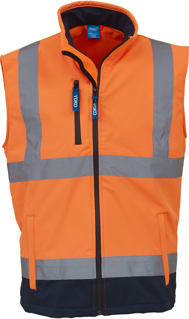 Hi-Vis Softshell Gilet