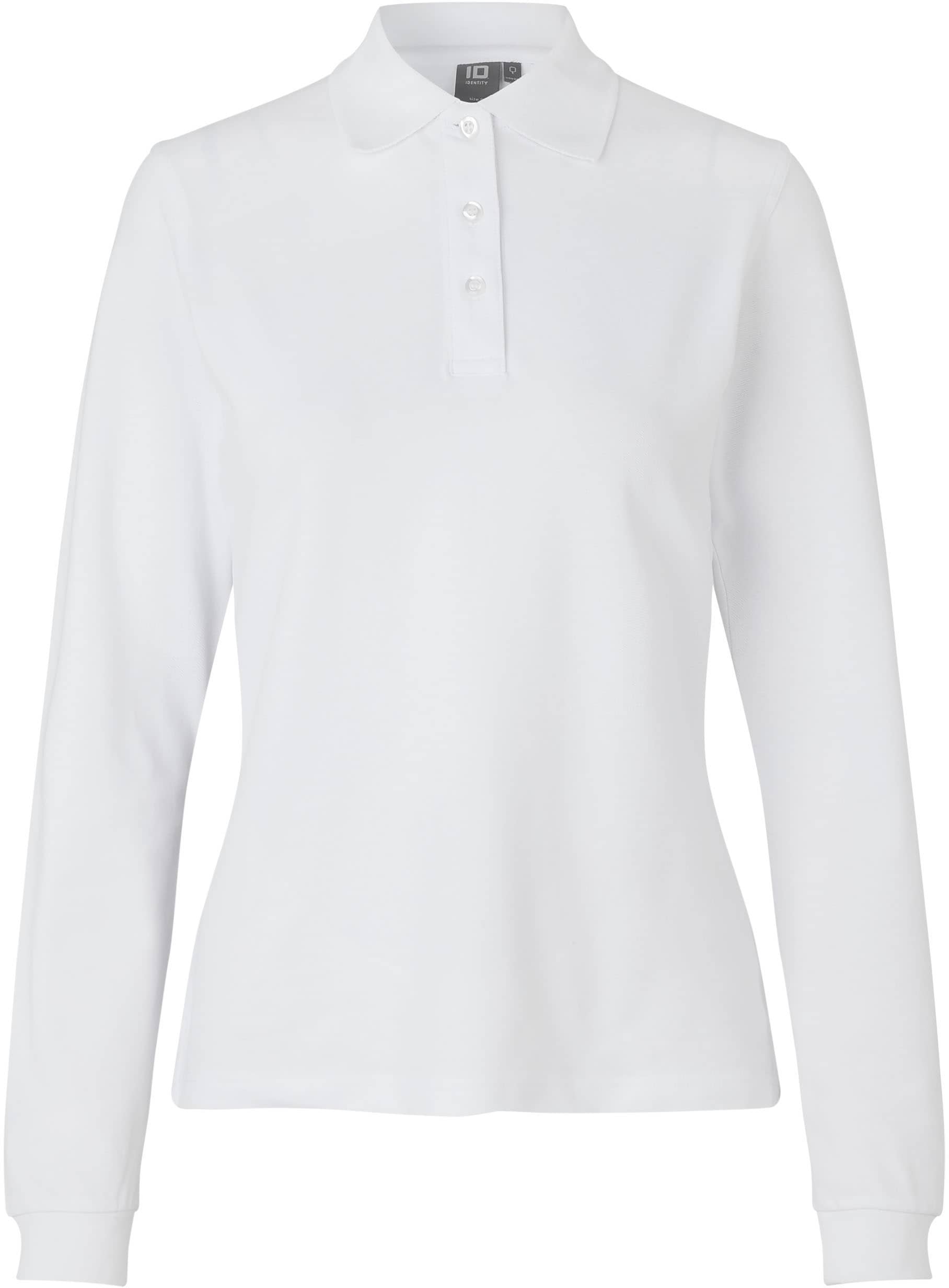 Langarm Stretch-Poloshirt 545