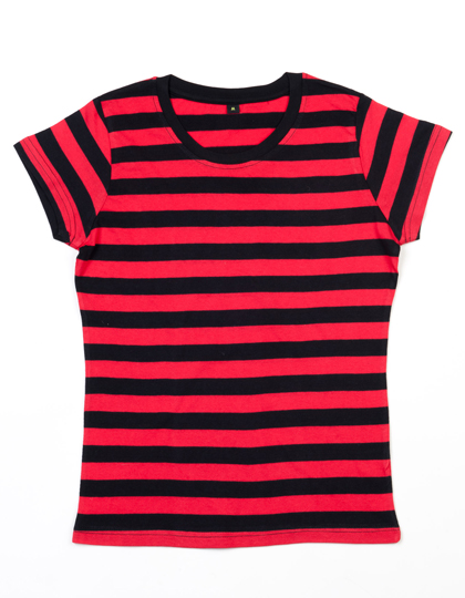 Gstreiftes Damen T-Shirt aus Bio-Baumwolle in Umstellung