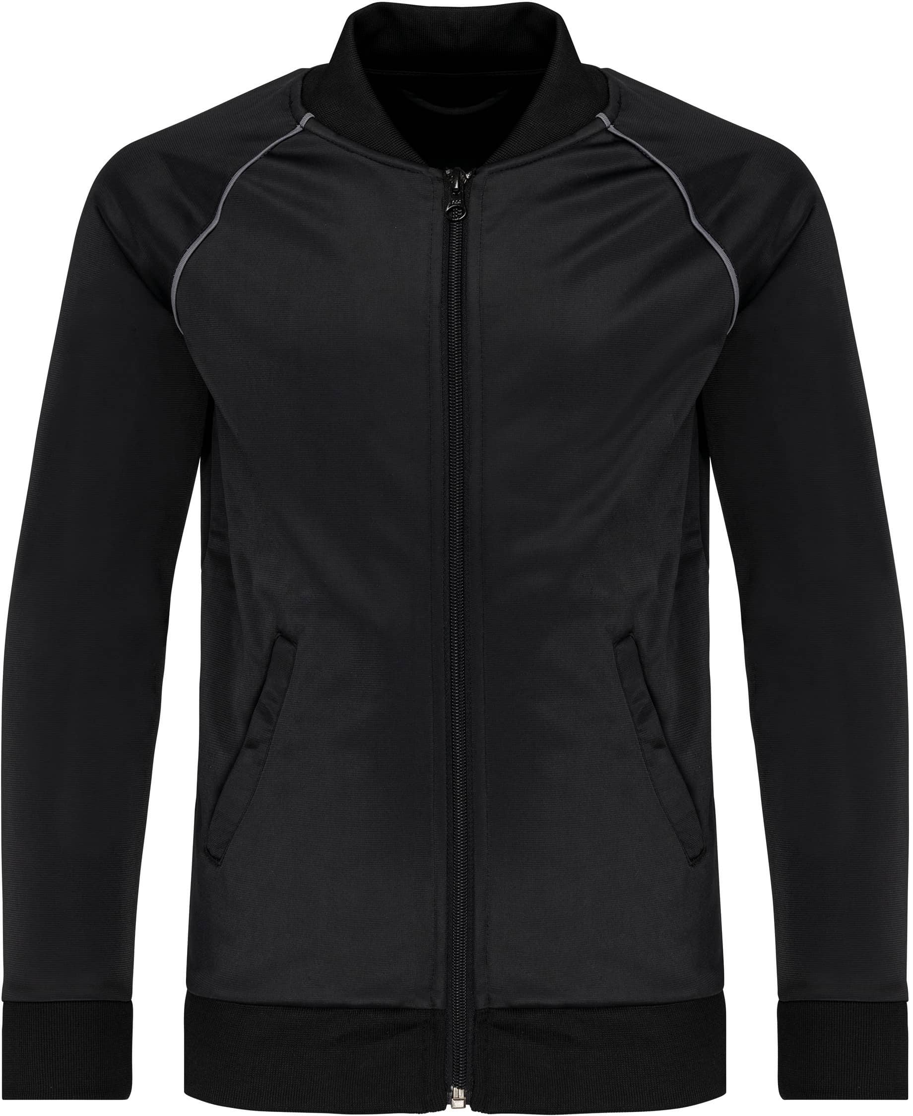 Trainingsjacke mit Reißverschluss und Paspel für Kinder