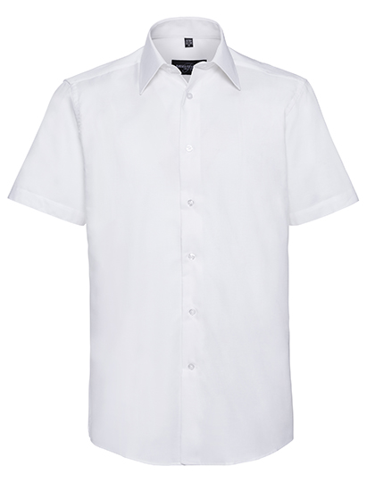 Men's Short Sleeve Tailored Oxford Shirt