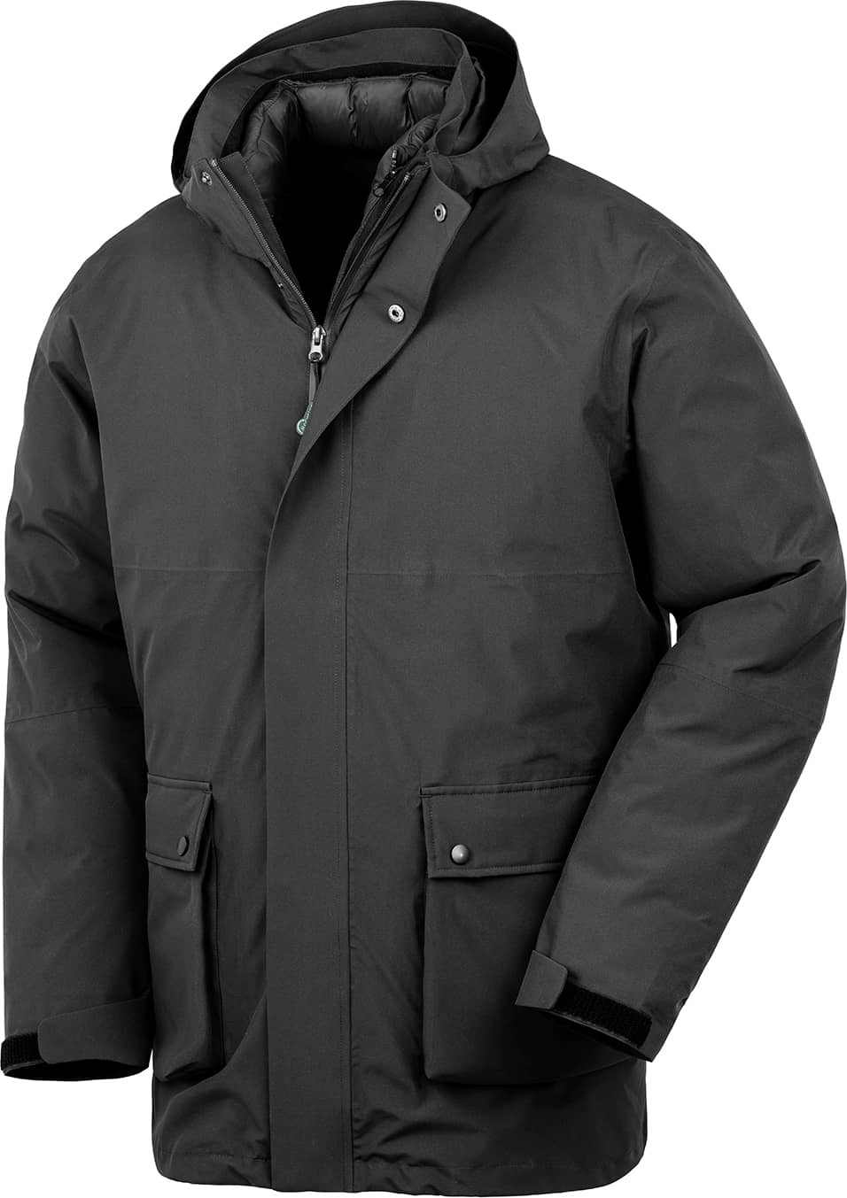 Recycled 3-In-1 Padded Ripstop Jacket