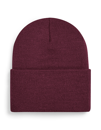 Recycelter Beanie mit breitem Umschlag