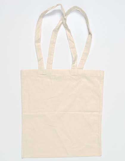 Cotton Bag Natural Long Handles