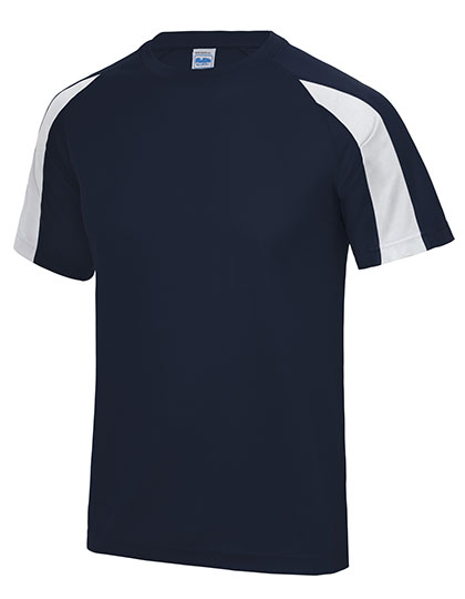 Schnell trocknendes Unisex Kontrast-T-Shirt