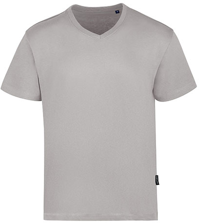 Premium Herren-T-Shirt aus Bio-Baumwolle mit V-Neck