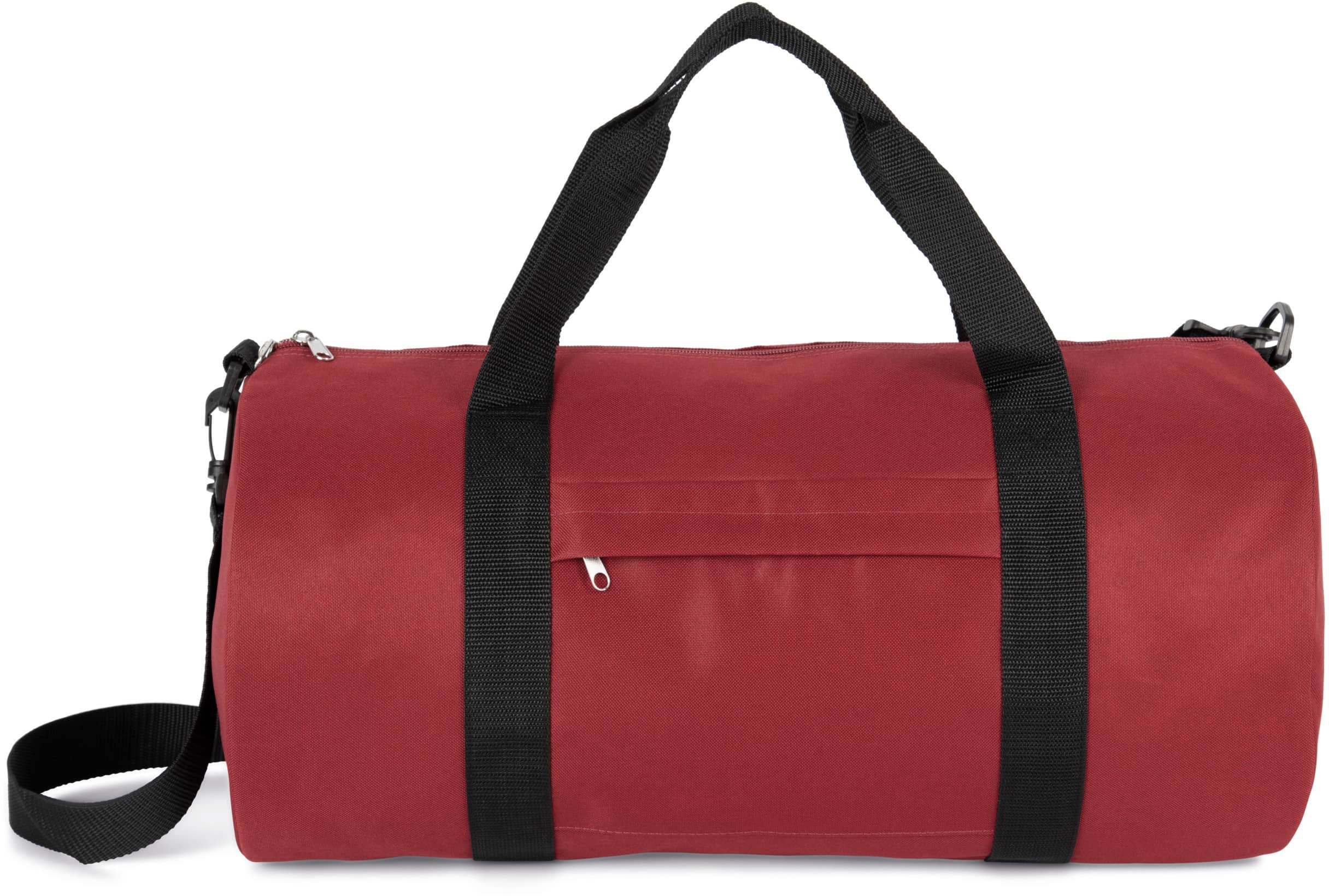 Recycelte Schlauchtasche mit Frontfach