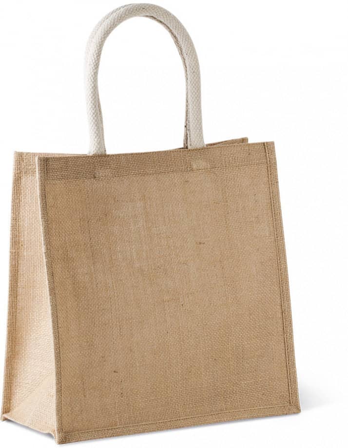 Jutetasche im Cabas-Stil Groß - Natural