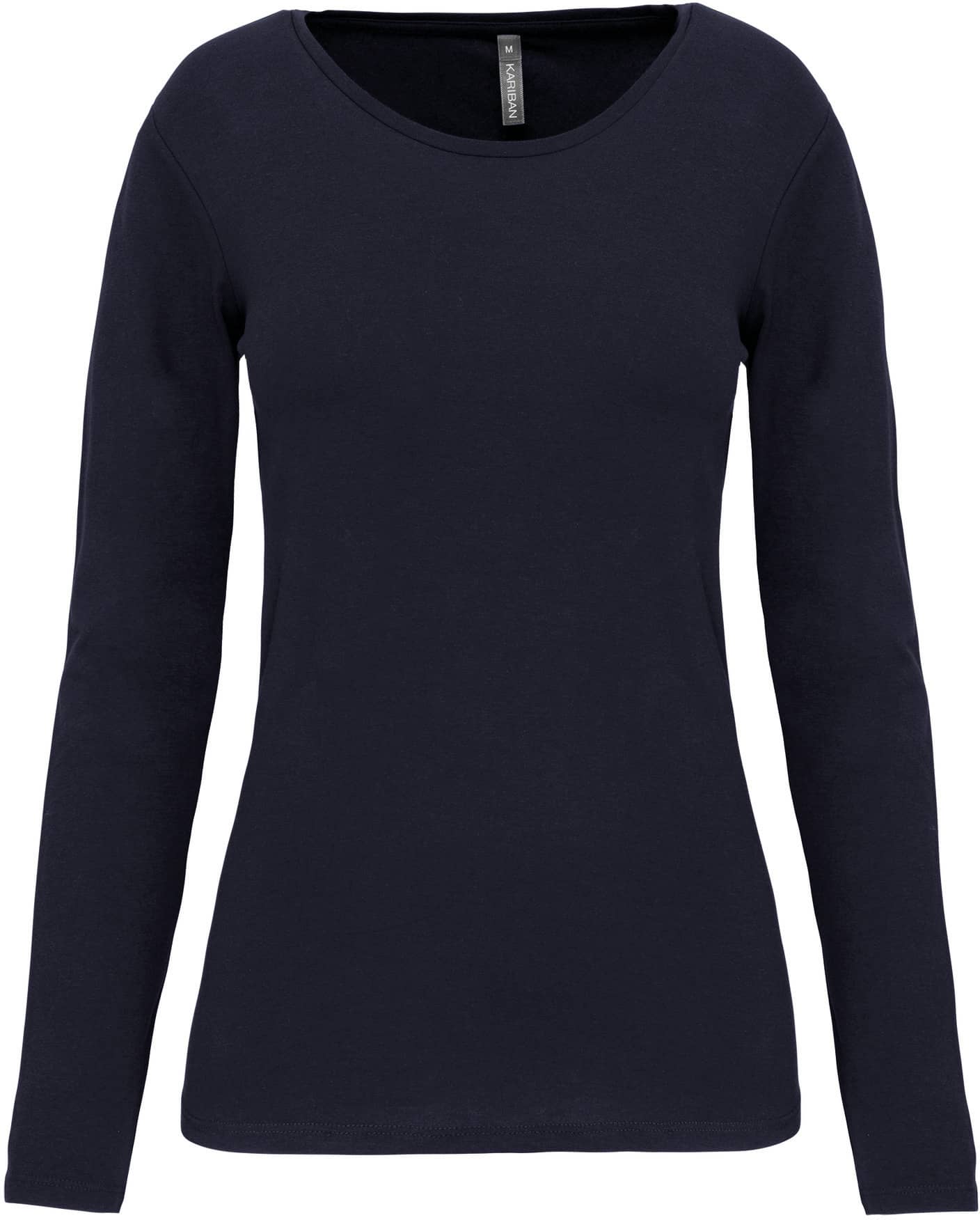 Damen Langarm-T-Shirt mit Rundhalsausschnitt