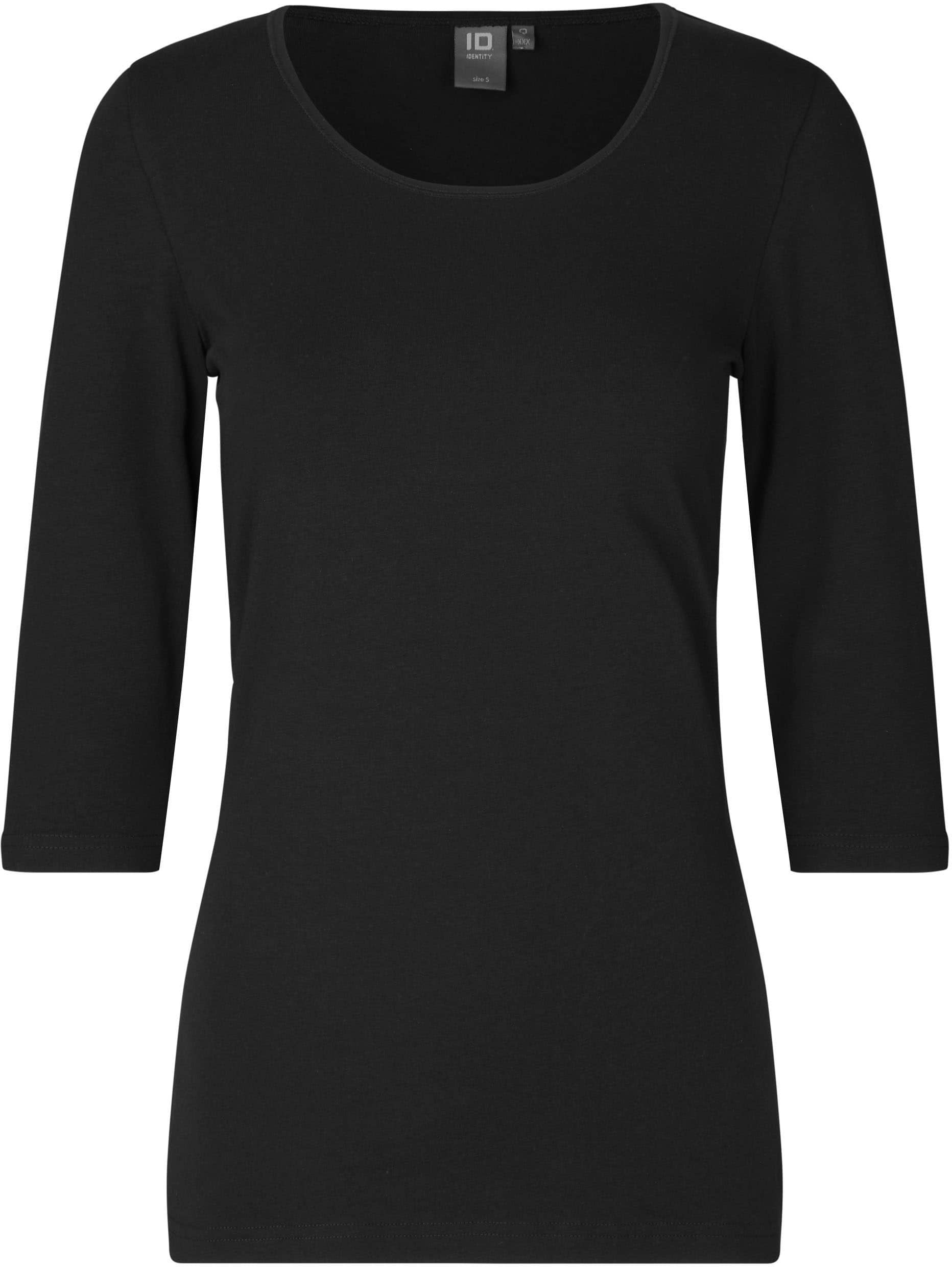 Stretch T-Shirt mit ¾ Ärmel für Damen