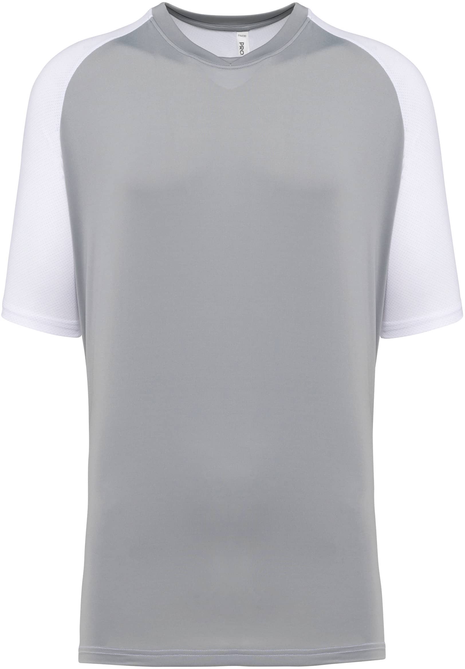 Zweifarbiges Padel Herren-T-Shirt mit Raglanärmeln