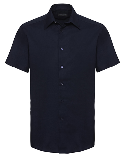 Men's Short Sleeve Tailored Oxford Shirt